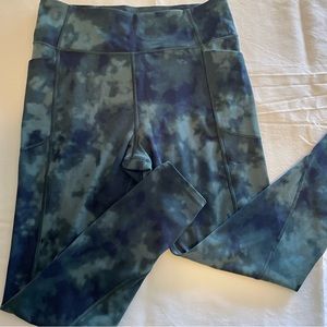 VS green tie dye leggings Plus size 16